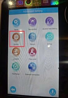 Chọn mục System