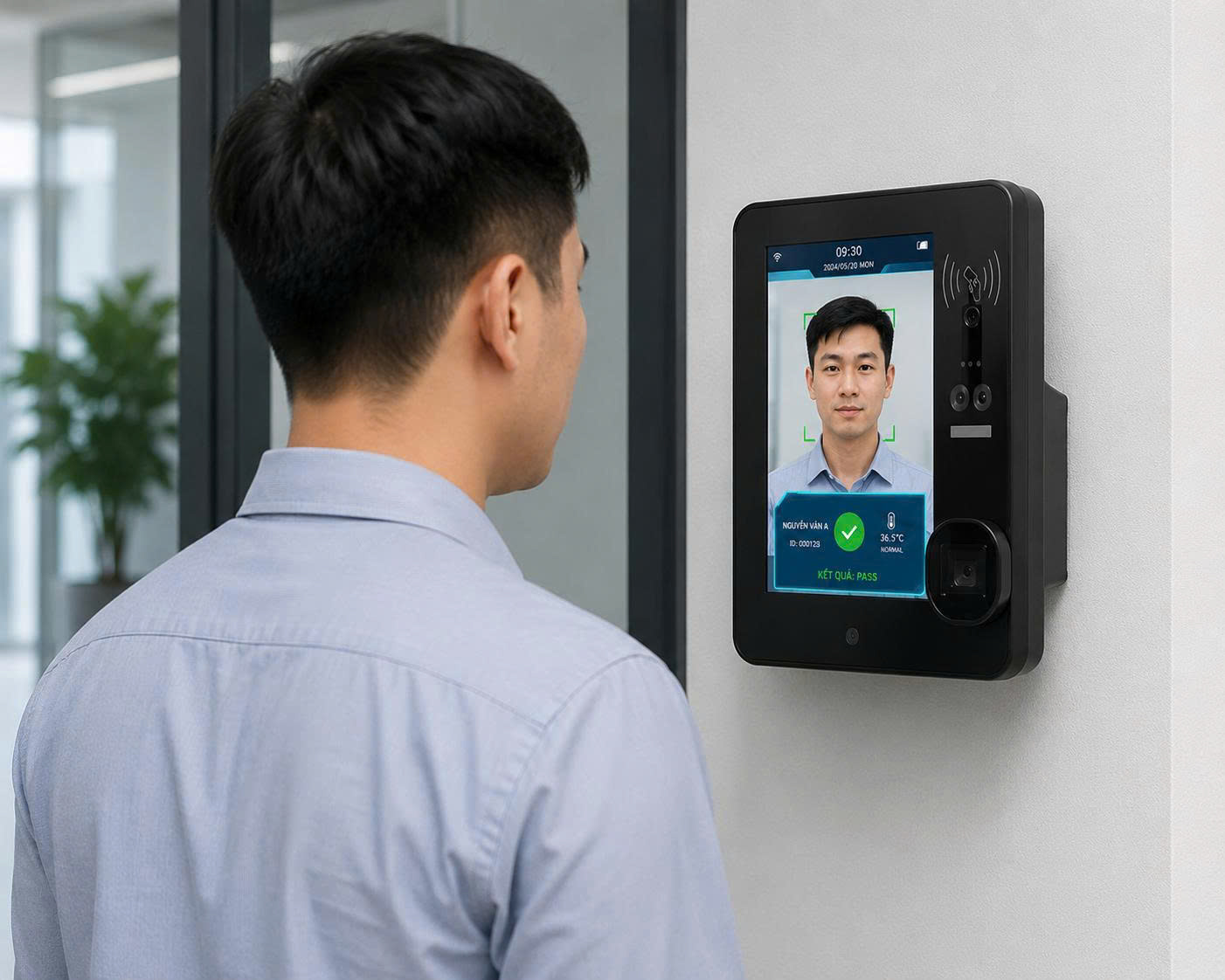 Nhận diện đúng khuôn mặt mới cho phép đo